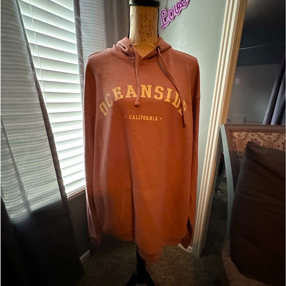 Light Pink color Hoodie